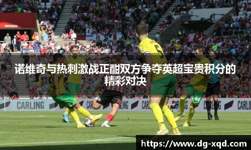 诺维奇与热刺激战正酣双方争夺英超宝贵积分的精彩对决